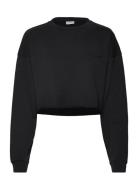 Pro Cropped Sweat O'neck Black H2O Fagerholt