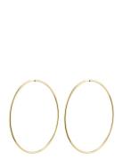 April Recycled Maxi Hoop Earrings Gold Pilgrim