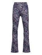 Kmgpaige Flared Pant Aop Pnt Blue Kids Only