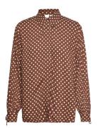 Yasdotti Ls Shirt S. Brown YAS