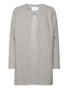 Vinaja New Long Jacket Grey Vila