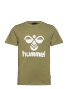 Hmltres T-Shirt S/S Khaki Hummel