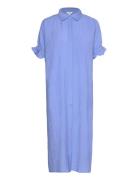 Objcif Tiana Ss Midi Dress E Ss Fair 23 Blue Object