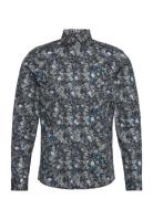 Aop Superflex Shirt L/S Navy Lindbergh