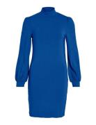 Vifelly High Neck L/S Dress/Su Blue Vila