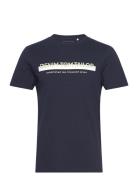 Printed T-Shirt Navy Tom Tailor