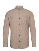 Jjeclassic Melange Shirt Ls Noos Beige Jack & J S