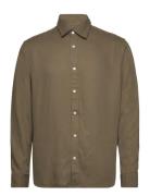 Slhregowen-Jobo Tencel Shirt Ls Khaki Selected Homme