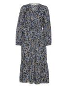 Srrillo Midi Dress Blue Soft Rebels