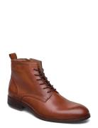 Biabyron Leather Lace Up Boot Brown Bianco