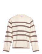 Vmsaba Ls O-Neck Pullover Ga Girl Noos Cream Vero Moda Girl