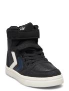 Slimmer Stadil Leather High Jr Black Hummel