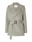 Slfnew Tana Short Handmade Jacket B Grey Selected Femme