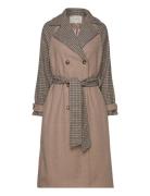 Kazizo Coat Brown Kaffe