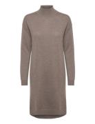 Merino Wool Dress Beige Rosemunde