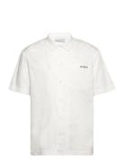 Logo Camp-Collar Shirt White HAN Kjøbenhavn