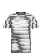 Striped Ss T-Shirt Navy GANT