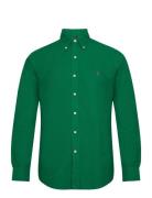 Custom Fit Garment-Dyed Oxford Shirt Green Polo Ralph Lauren