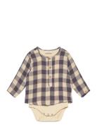 Nbmroso Ls Boxy Body Shirt Lil Brown Lil'Atelier