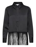 Selva Fringe Shirt Black Minus