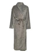 Cornflocker Fleece Robe Long Grey Missya