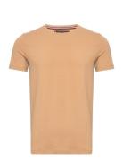 Stretch Slim Fit Tee Beige Tommy Hilfiger