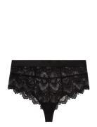 Saboteur Lace Highwaist String Black Understatement Underwear