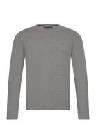 Stretch Slim Fit Long Sleeve Tee Grey Tommy Hilfiger