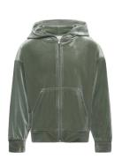 Hoodie Full Zip Green Rosemunde Kids