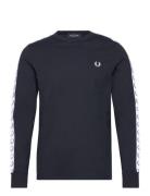 Taped L/S T-Shirt Navy Fred Perry