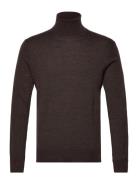 Washable Wool Roll Neck Jumper Brown Polo Ralph Lauren