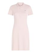 1985 Slim Pique Polo Dress Ss Pink Tommy Hilfiger