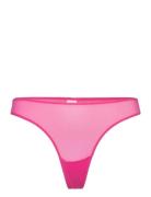 Mesh Thong Pink Understatement Underwear