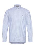 1985 Oxford Gingham Rf Shirt Blue Tommy Hilfiger