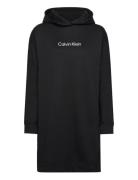 Hero Logo Hoodie Dress Black Calvin Klein