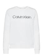 Core Logo Ls Sweatshirt White Calvin Klein