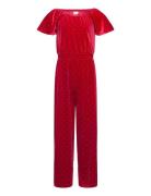 Jumpsuit Velvet Red Lindex