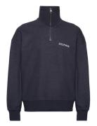 Monotype H Ycomb 1/4 Zip Navy Tommy Hilfiger