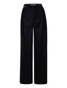 Velvet Wide-Leg Pant Black Lauren Ralph Lauren