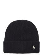 Wool Blend-Wool Cash Cuff Hat Black Polo Ralph Lauren