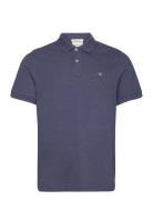 Reg Shield Ss Pique Polo Navy GANT