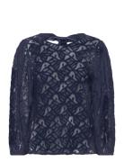 Bergen Blouse Navy Lollys Laundry