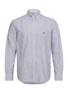 Reg Classic Oxford Stripe Shirt Navy GANT