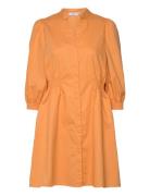 Mschchanet Petronia 3/4 Shirt Dress Orange MSCH Copenhagen