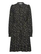 Mschbellaris Jalina Shirt Dress Aop Black MSCH Copenhagen