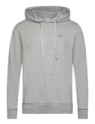 Hood Basic Badge Sweat - Gots/Vegan Grey Knowledge Cotton Apparel