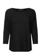 Vmnora 3/4 Boatneck Blouse Noos Black Vero Moda