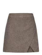 Yasfudge Hw Short Skirt - Pb Brown YAS