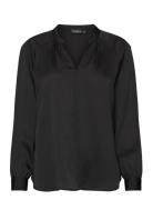 Slioana Blouse Ls Black Soaked In Luxury