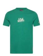 Varsity Embroidery T-Shirt Green Lyle & Scott